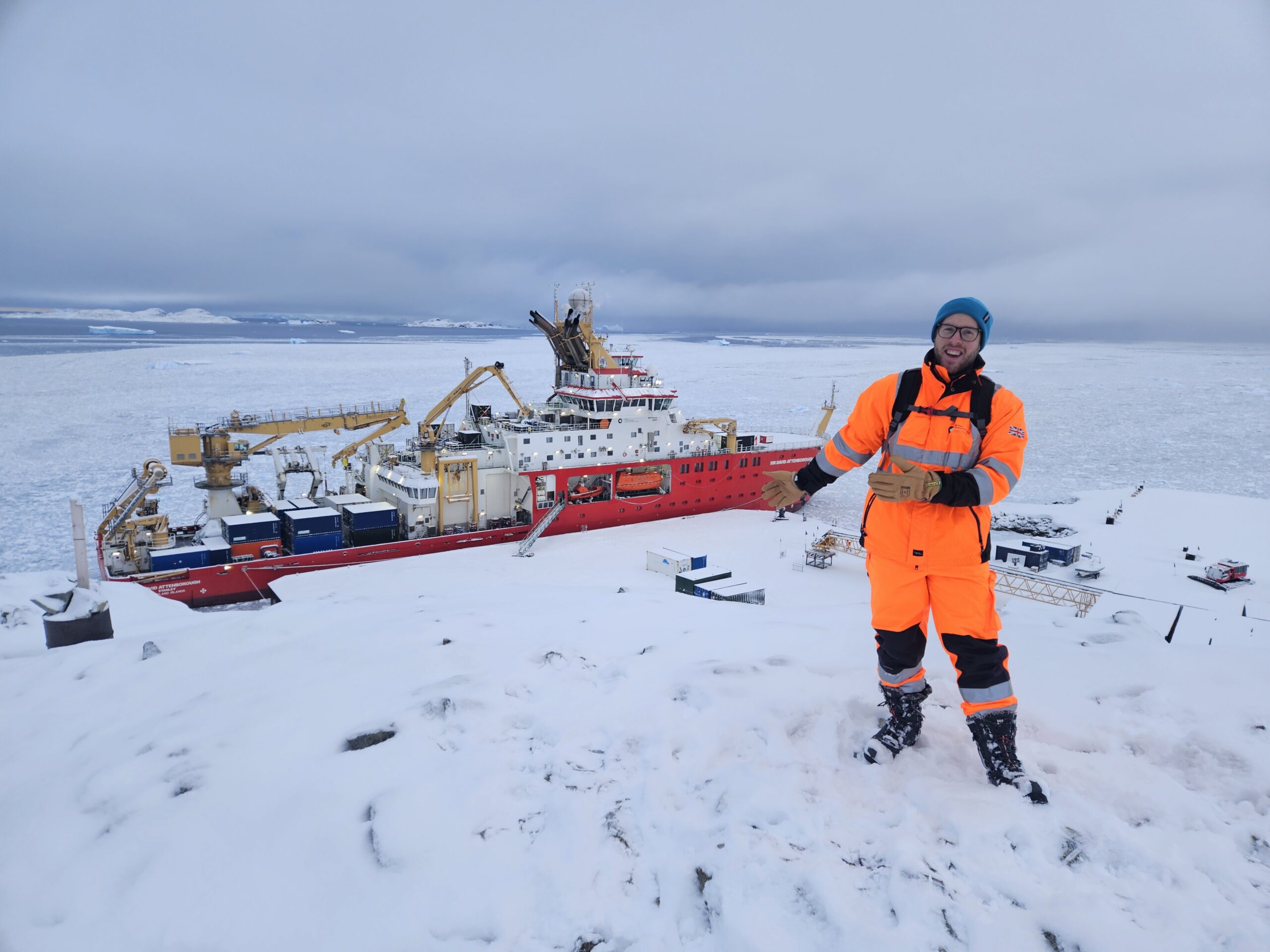 liam in the antarctic on the sda
